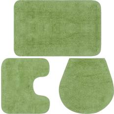 Bademåttesæt vidaXL 133225 3-pack Grøn 50x78cm