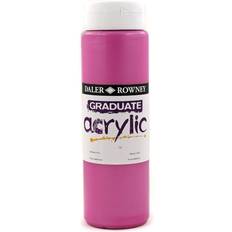 Daler Rowney Acrylic Paints Daler Rowney Graduate Acrylic Metallic Pink 500ml