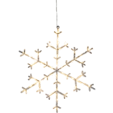 Transparent Julestjerner Star Trading Snowflake Icy Transparent Julestjerne 40cm