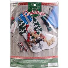 Cotton Stockings Santa's Forest Family Kit Multicolor Stocking 1.3cm