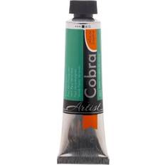 Cobra Artist Water Mixable Oil Colour Tube Emerald Green 40ml