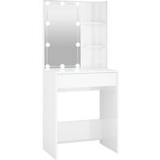 Regalbretter Schminktische vidaXL 60x40x140cm High Gloss White Schminktisch 40x60cm