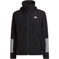 Adidas Men's BSC 3-Stripes Rain.RDY Jacket - Black