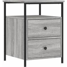 Ferro Comodini vidaXL Cabinet Engineered Gray Sonoma Oak Comodino 44x45cm