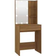 Brown Dressing Tables vidaXL 60x40x140cm Brown Oak Dressing Table 40x60cm