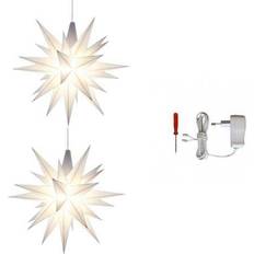 Hængende Julestjerner Herrnhuter Sterne 374582 White Julestjerne 13cm