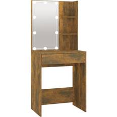 vidaXL 60x40x140cm Smoked Oak Toiletbord 40x60cm