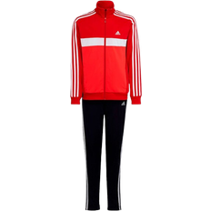 Girls - Red Tracksuits adidas Kid's Sports Colourblock Tracksuit - Red