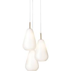 Nuura Anoli Gold / Opal Pendant Lamp 35.5cm