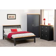 SECONIQUE Monaco 4'6" Bed Low Foot 148x204cm