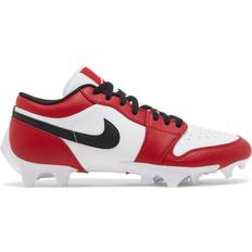 Laced - Men Soccer Shoes Nike Jordan 1 Low TD Cleat Chicago 2023 M - White/Black/University Red