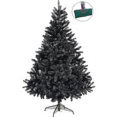 SnowTime Colorado Deluxe Artificial Black Christmas Tree 182.9cm