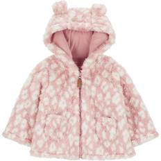 18-24M Cardigans Carter's Baby Leopard Sherpa Jacket - Pink