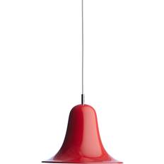 Verpan Pantop Light Red Pendant Lamp ∅ 23cm