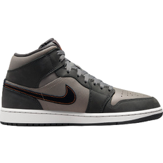 Nike Air Jordan 1 Mid SE M - Night Stadium/Flat Pewter/Total Orange/Black