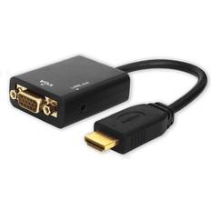 Savio HDMI - VGA/3.5mm Adapter M-F 0.5m