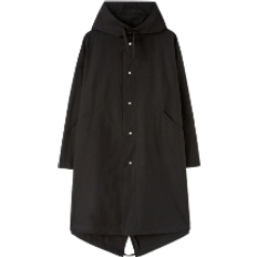 Jil Sander Logo Parka - Black