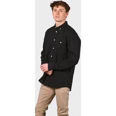 Hørskjorter - Sort Klitmøller Collective Benjamin Linen Shirt - Black