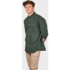 Grøn - Hørskjorter Klitmøller Collective Benjamin Linen Shirt - Olive