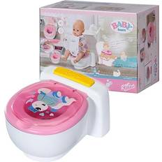 Suono Bambole e Case delle Bambole Zapf Baby Born Bath Poo Poo Toilet