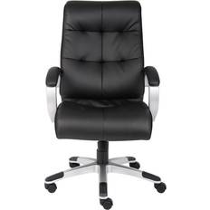 Boss Office Products Double Plush Black Office Chair 41.5"