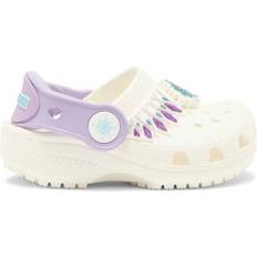 White Slippers Crocs Kid's Frozen II Classic Clog - White