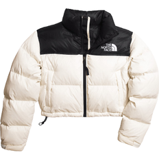 The North Face Women’s Nuptse Short Jacket - Gardenia White/TNF Black