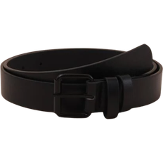 Shein Skärp Shein 1pc Women Black Metal Buckle Casual Belt For Dress Decoration With Punch Tool