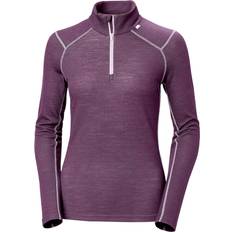 Helly Hansen Women's Lifa Merino Midweight Half-Zip Base Layer - Amethyst