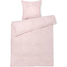 Juna Monochrome Lines Duvet Cover White, Pink (200x140cm)