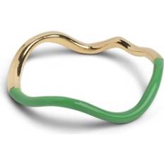 ENAMEL Copenhagen Sway Ring Grass Green