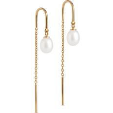 Eleanor Earrings - Gold/Pearl