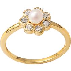 Hultquist Aya flower ring Guld