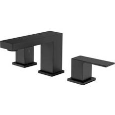 Upward Basin Faucets Kibi KIBI Cube Widespread Matt Black