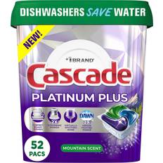 Cleaning Equipment & Cleaning Agents Cascade Platinum Plus ActionPacs Detergent Pods, Mountain, Count