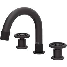 Knob Basin Faucets Vigo Wythe 7 Widespread 2-Handle Matt Black