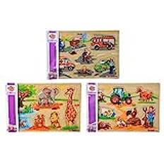 Puzzle in Wood 12 Pieces
