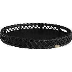 Bakke Aspen Ø50 cm Sort Rattan