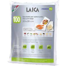 Sachets en Plastique et Aluminium vente Laica Set 100 uds. bolsas de conservación al vacío 20 x 28 cm VT3501 Sac sous vide