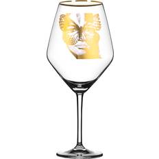Guld Vinglas Carolina Gynning Golden Butterfly Rödvinsglas 45cl