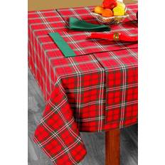 Cotton Tablecloths Homescapes Prince Edward Tartan Tablecloth Red