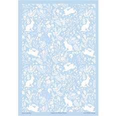 William Morris Towels William Morris Inspired Forest Life Light Tea Kitchen Towel Blue