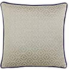 Lino Cuscini Decorativi Completi Paoletti Belsize Square Cushion - Taupe / Purple Cuscino Decorativo Completo Viola (45x45cm)