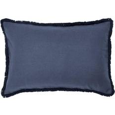 Linen Complete Decoration Pillows William Morris Linen Frayed Cushion Complete Decoration Pillows Blue