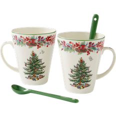 Spode Cups Spode Dunelm Green Christmas Tree 2023 Cup 2pcs