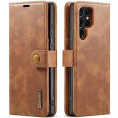 Samsung Galaxy S23 Ultra 5G Læderpung med Aftageligt Cover Brun