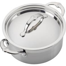 Rostfritt stål Buljonggrytor Hestan Probond med lock 20 cm