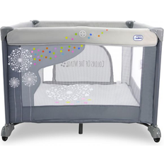 Parchi giochi Asalvo Box per Bambini Recinto Neonato Pieghevole con Rete Apribile e Ruote Colore Selva Square
