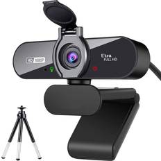 Webcams Webcam, 1080p pro hd webcam with stereo microphone, 110° wide angle, privacy