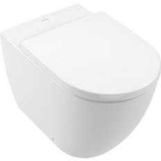 Toilets Villeroy & Boch Subway 3.0 Tiefspül-WC, bodenstehend, spülrandlos, TwistFlush, 370x600 mm, 4671T0
